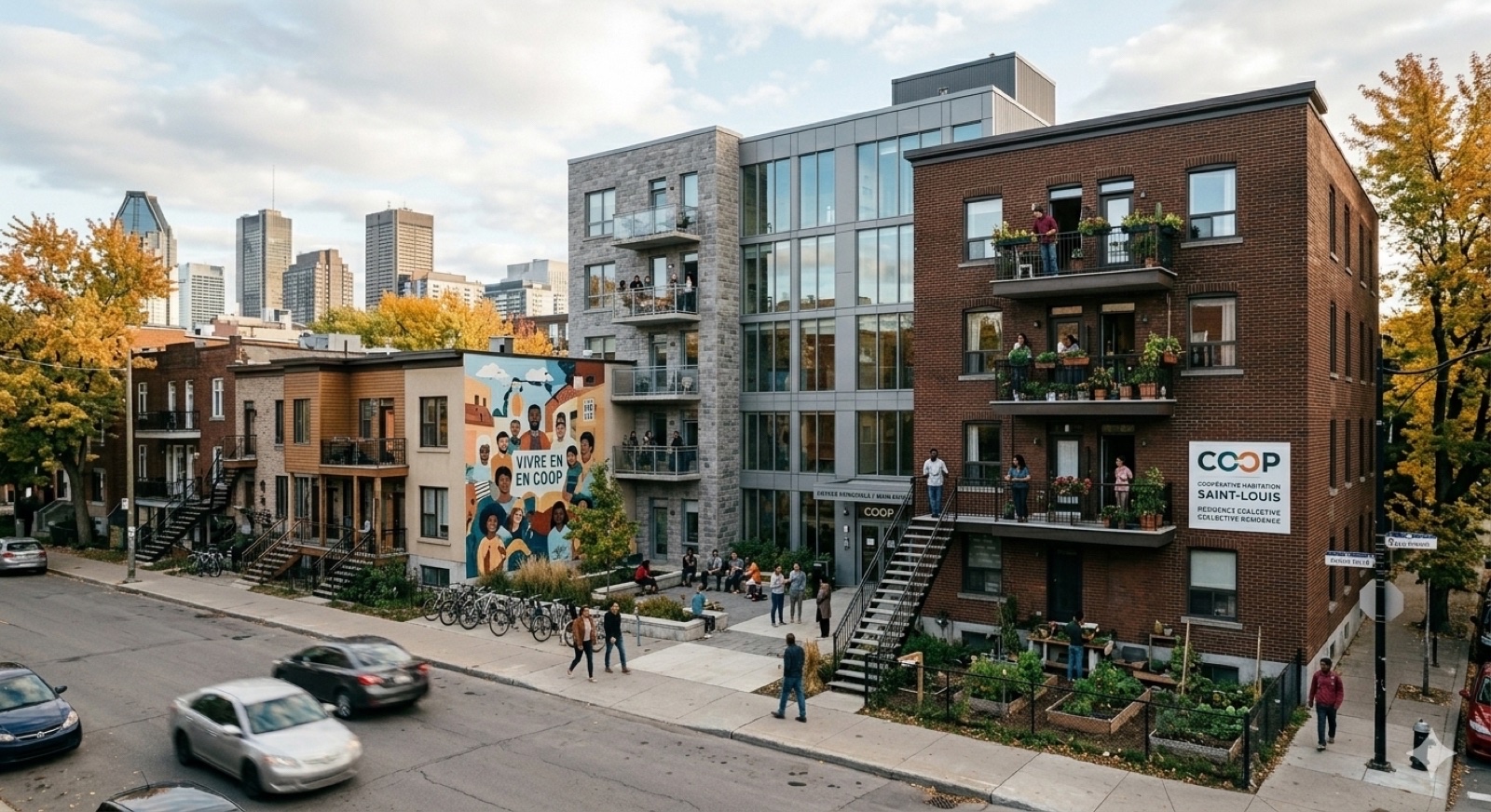 Coopératives d'habitation à Montréal : vivre en coop et comment y entrer