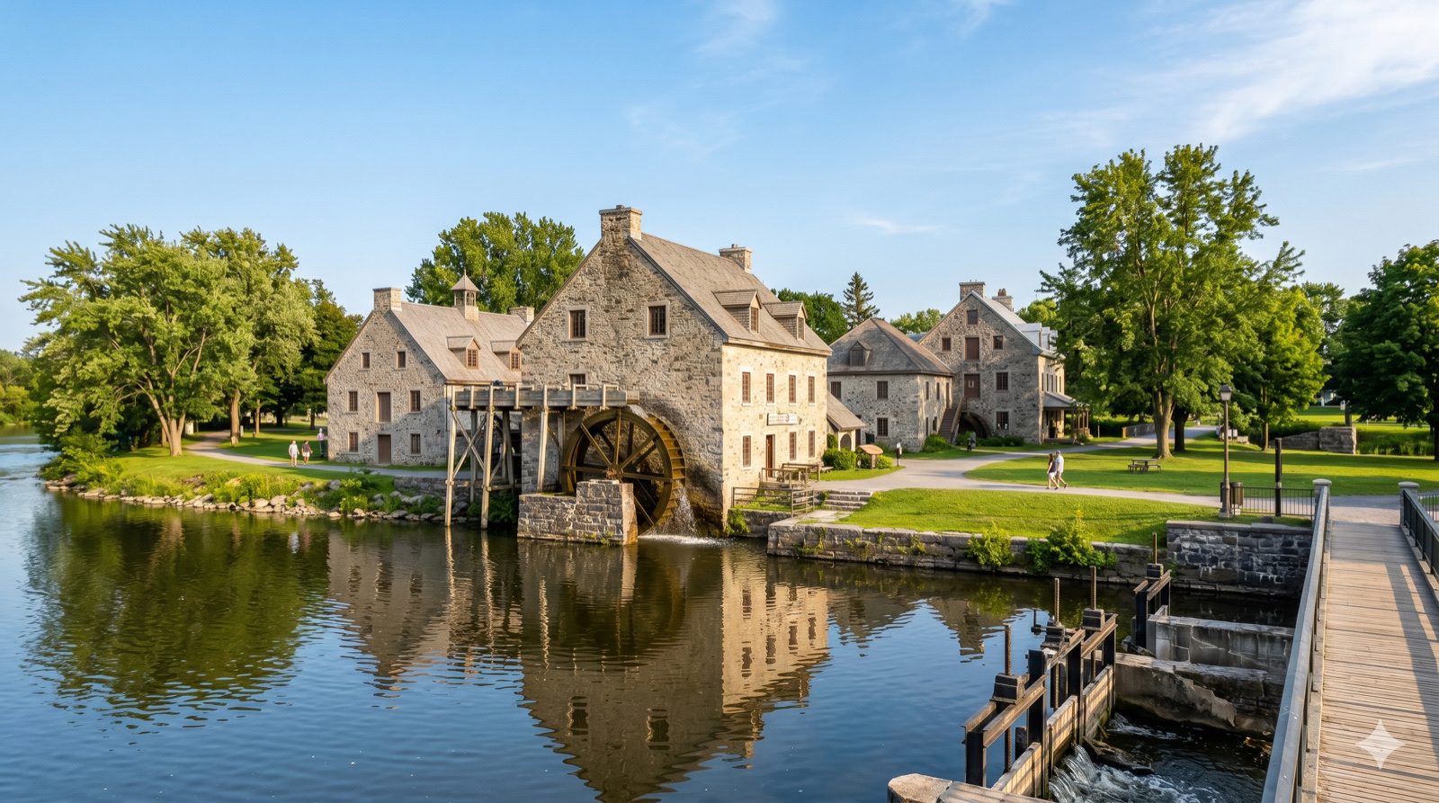 Île-des-Moulins, parcs et loisirs à Terrebonne