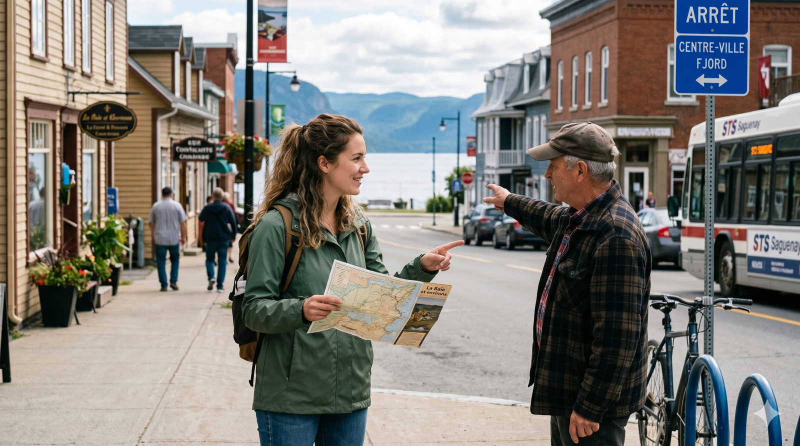 Premiers pas à La Baie