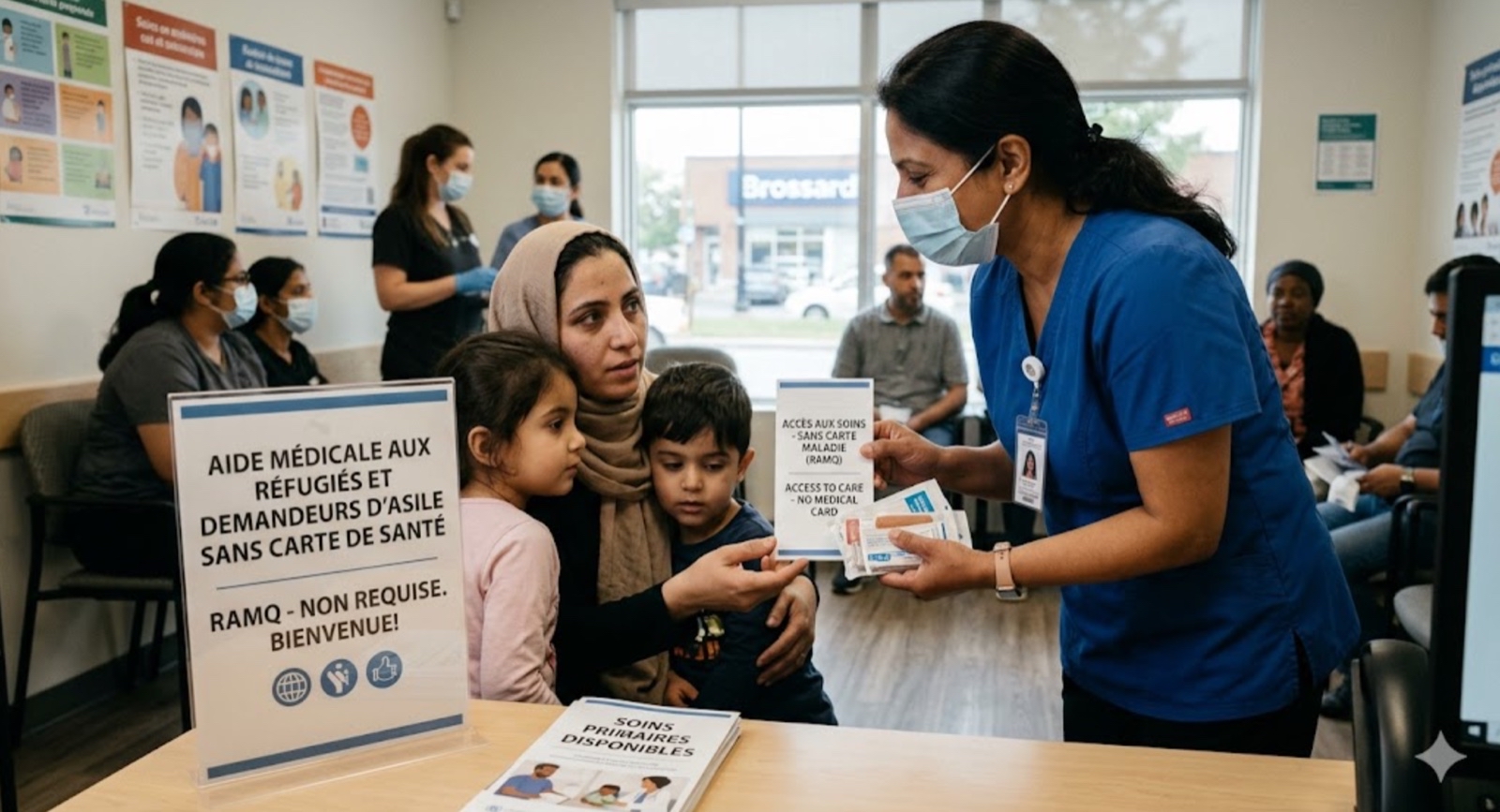 Soins de santé pour demandeurs d'asile et personnes sans assurance au Québec